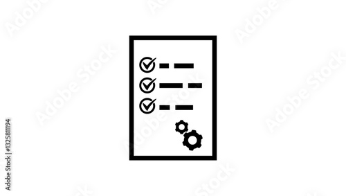 protocol symbol, black isolated silhouette