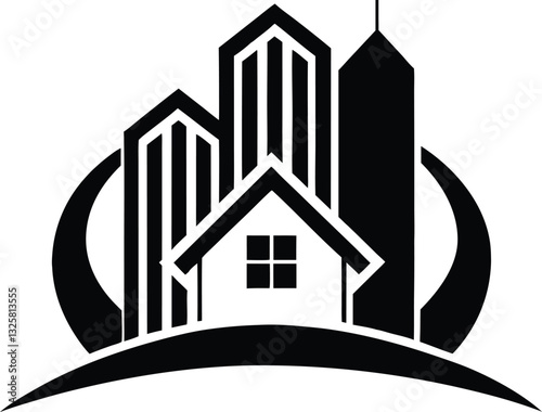 Modern Suburban Housing Logo Idea