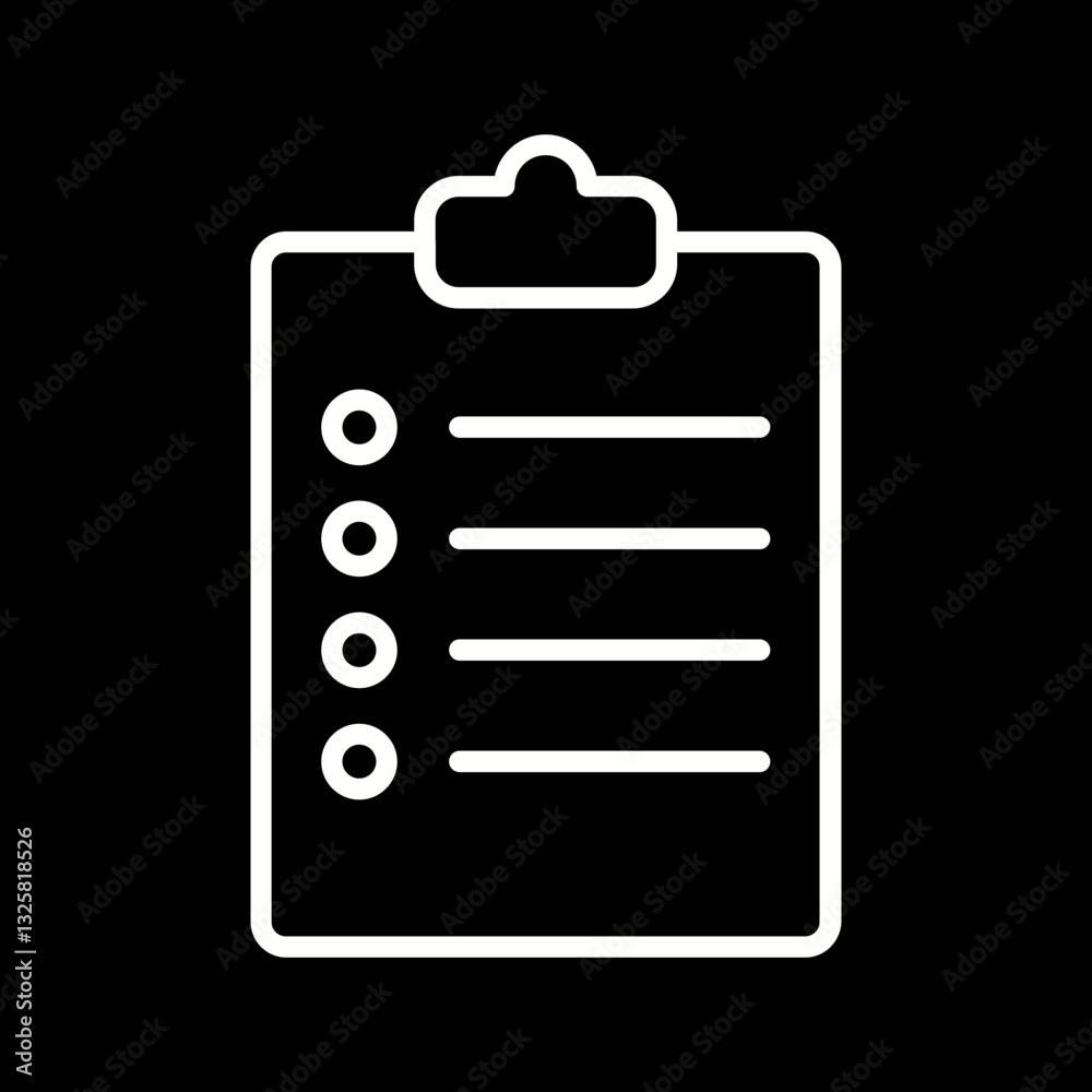 Clipboard Vector Icon Clipboard Vector Icon