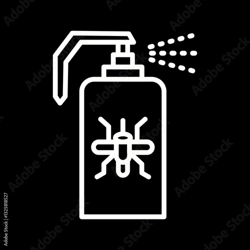 Insect repellent Vector Icon