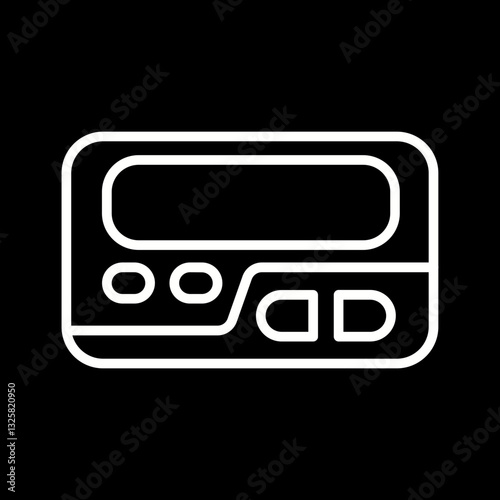Pager Vector Icon