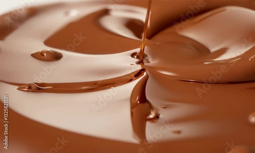 Sweet thick chocolate dough