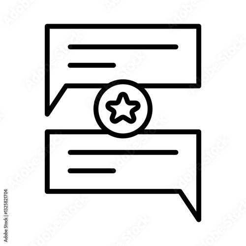 Important messages or conversations are marked with a star