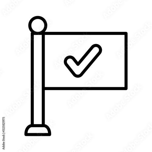 Flags of success, completion of learning materials, or classes