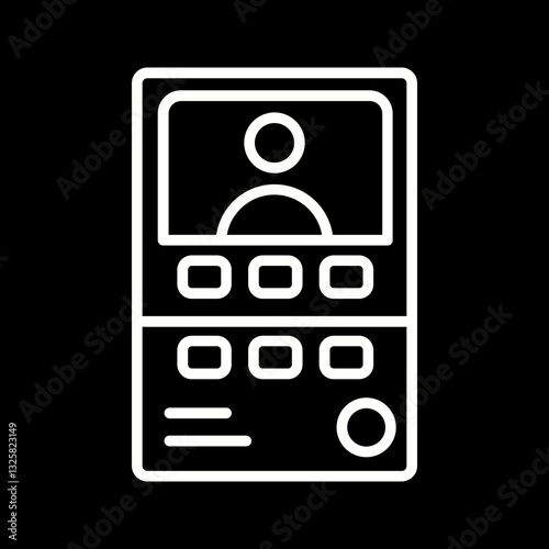 Intercom System Vector Icon