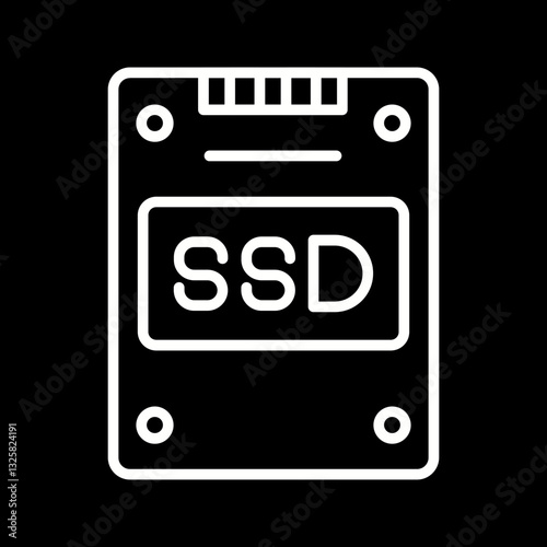 External SSD Vector Icon