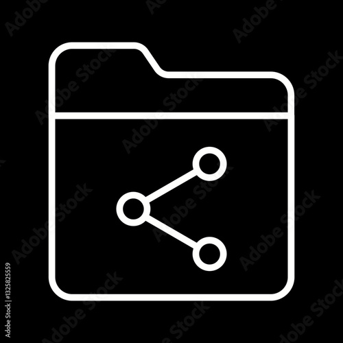 File Sharing Vector Icon