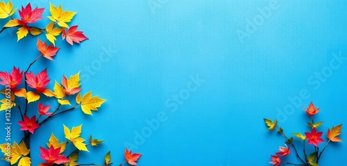 A flat lay of a single sheet of textured blue wallpaper, elegant, background
