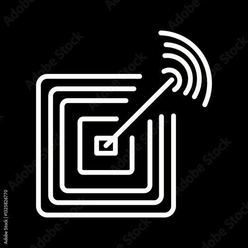 RFID Reader Vector Icon