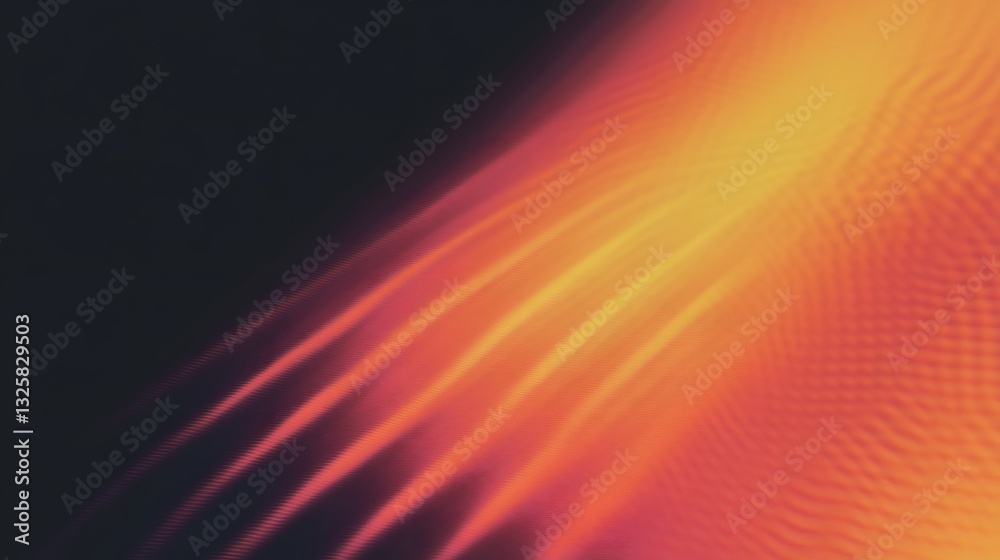 Obraz premium Vibrant abstract design featuring warm colors and diagonal light rays