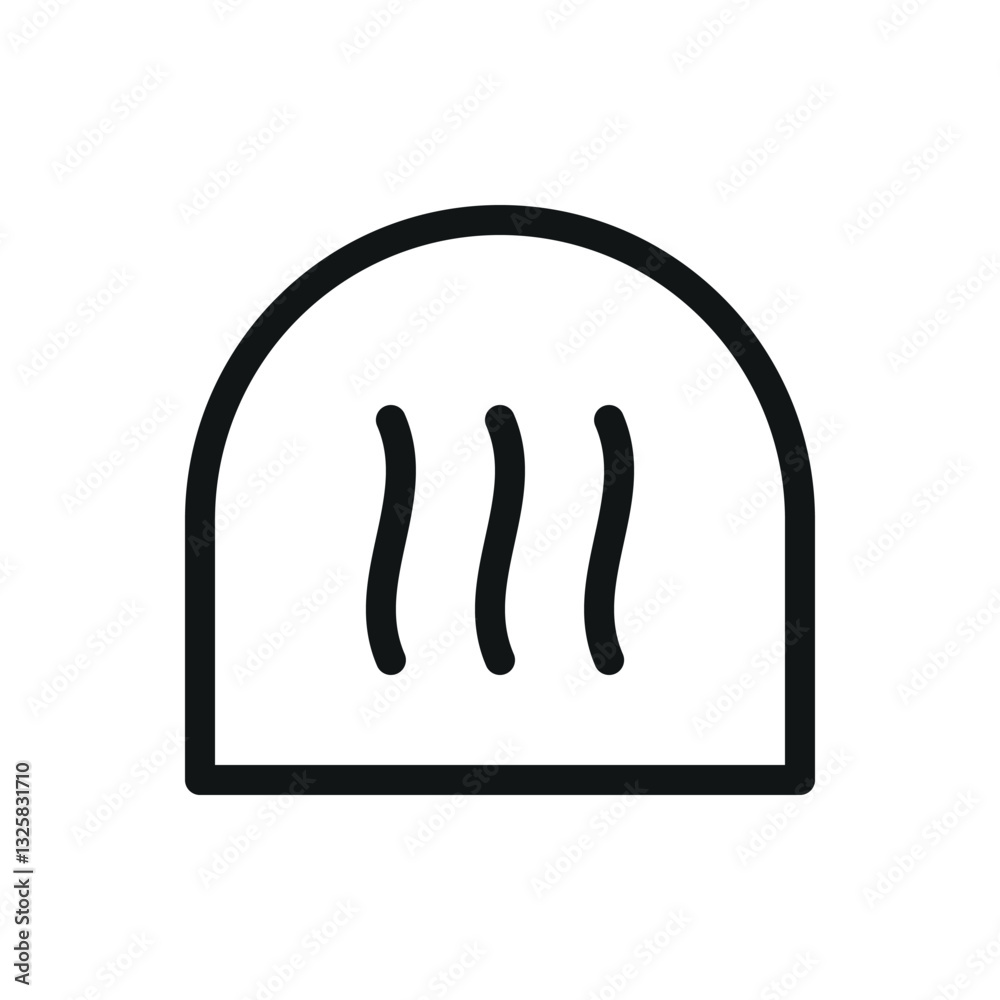 Greenhouse heating line icon, greenhouse effect vector symbol with editable stroke Greenhouse heating line icon, greenhouse effect vector symbol with editable stroke