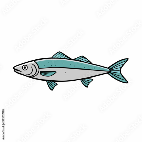 herring fish vector illustration