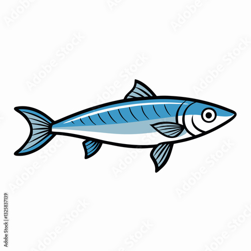herring fish vector illustration