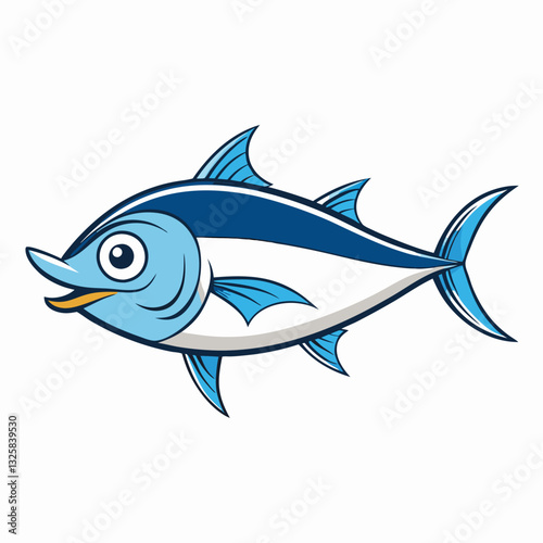 tuna fish vector illustration