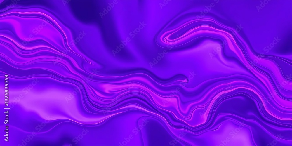 Obraz premium Abstract purple liquid wave texture, flowing vibrant swirls, viscous, swirl