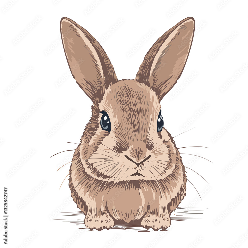 Obraz premium brown rabbit