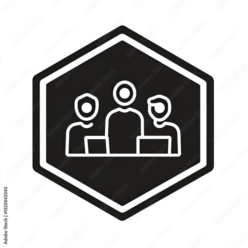 Team Collaboration Icon Team Collaboration Icon