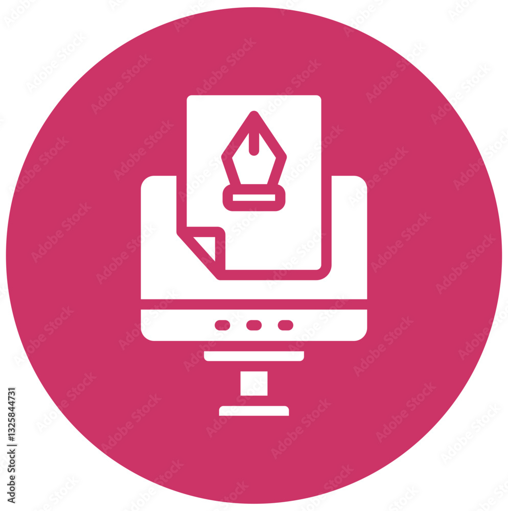 Vector Design Computer Graphic Icon Style Vector Design Computer Graphic Icon Style