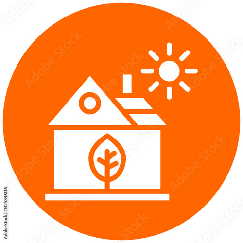 Vector Design Eco House Icon Style