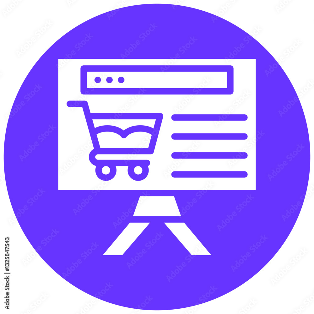 Vector Design Ecommerce Webpage Icon Style Vector Design Ecommerce Webpage Icon Style