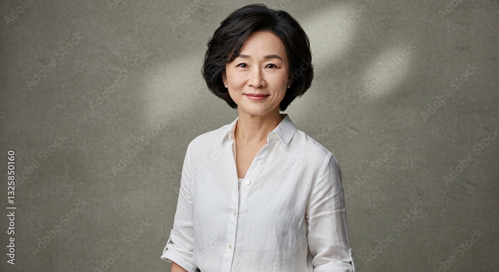 portrait of an old woman from Taiwan