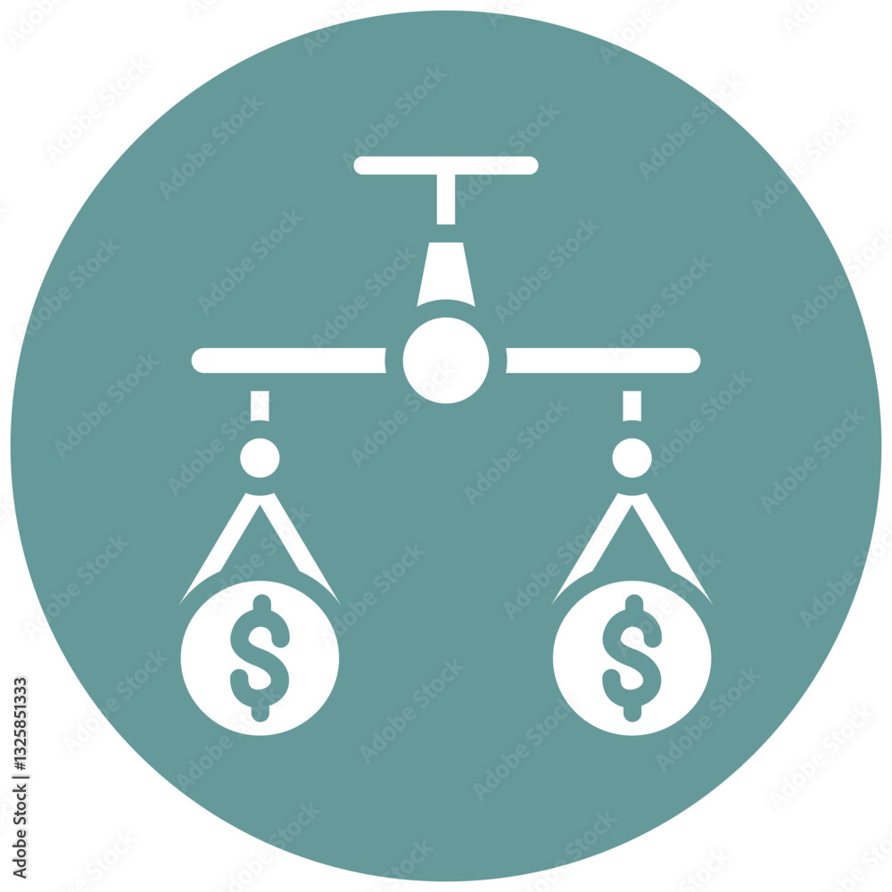 Vector Design Balance Icon Style Vector Design Balance Icon Style