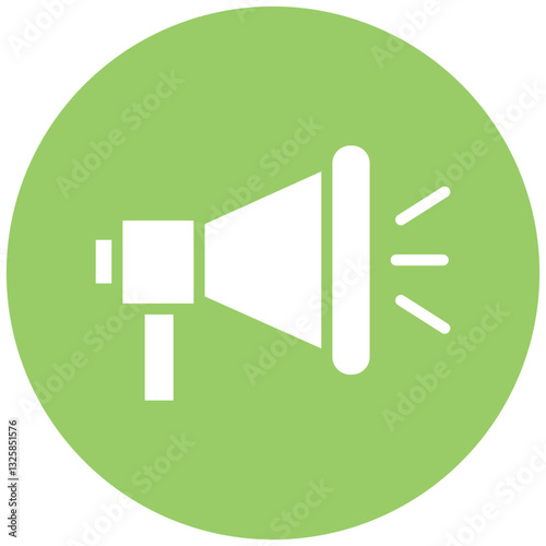 Vector Design Mega Phone Icon Style