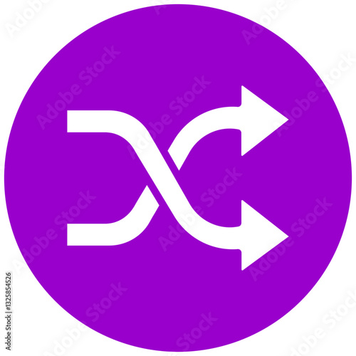 Vector Design Shuffle Icon Style