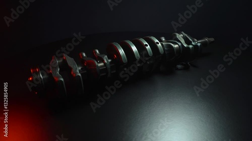 sports car engine repair new crankshaft for turbocharged six-cylinder in-line engine