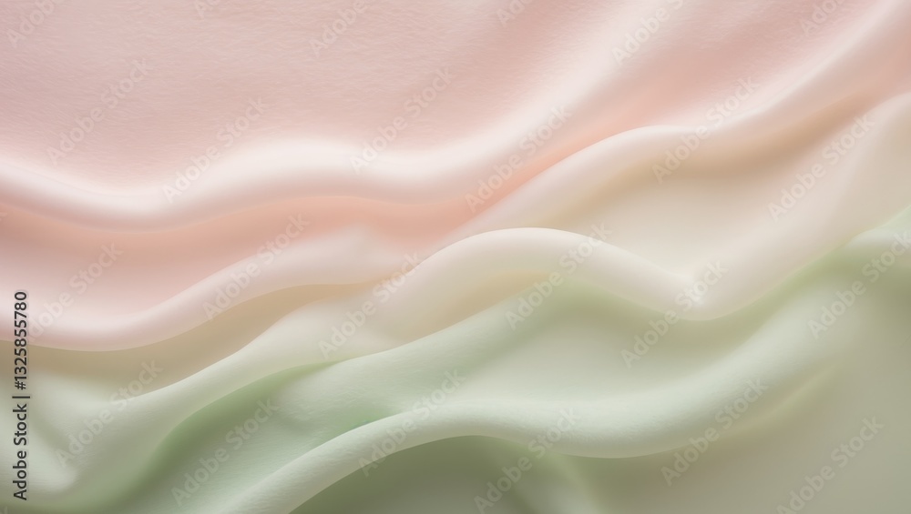 Obraz premium pastel gradient background smooth texture soft focus light pink green vintage retro abstract summer