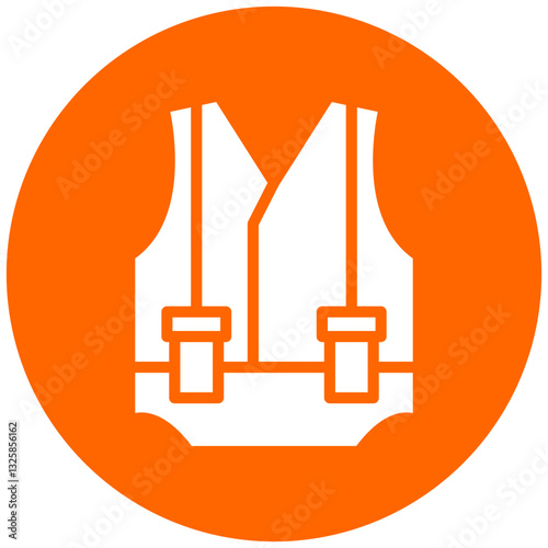Safety Vest Vector Design Icon Style
