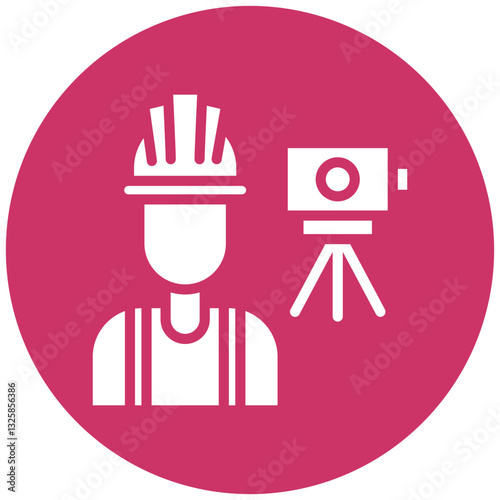 Surveyor Vector Design Icon Style