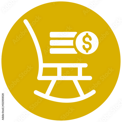 Retirement Fund Vector Design Icon Style