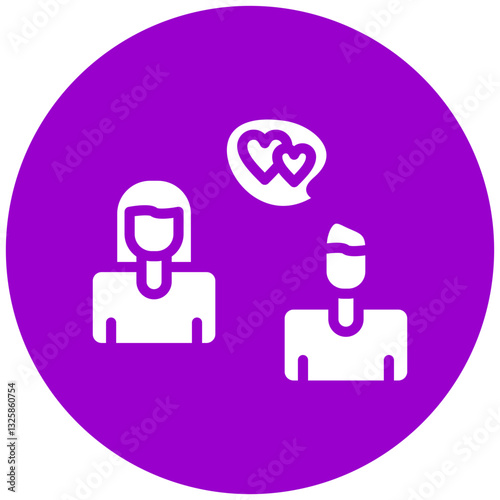 Flirtatious Vector Design Icon Style
