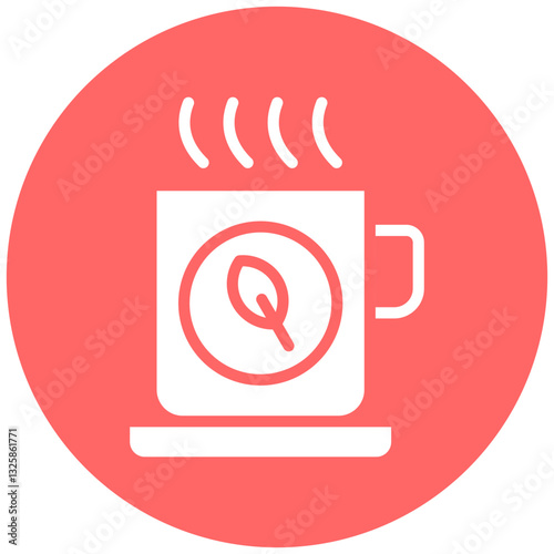 Green Tea Vector Design Icon Style