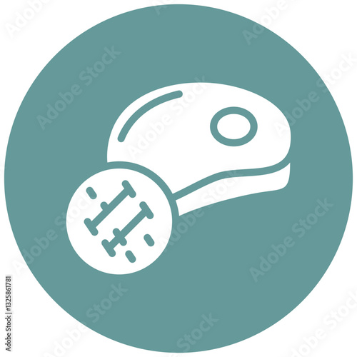 Pork Tenderloin Vector Design Icon Style