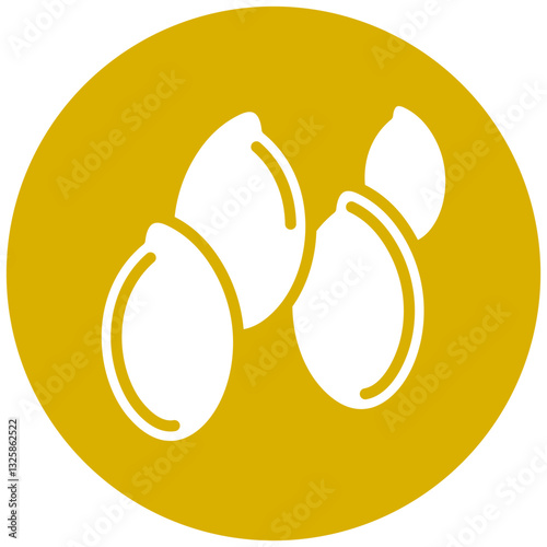 Flaxseeds Vector Design Icon Style