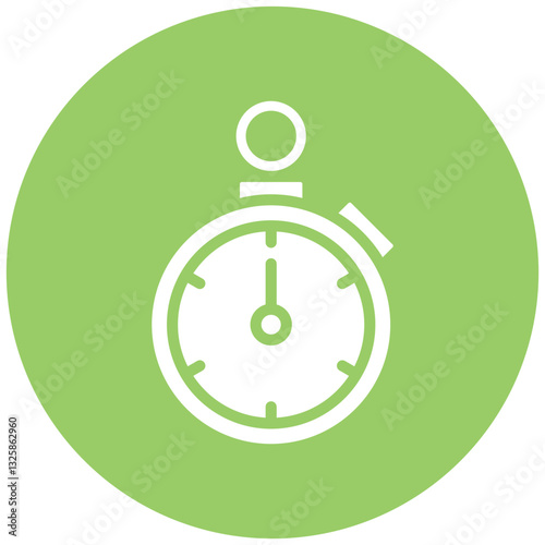 Stopwatch Vector Design Icon Style