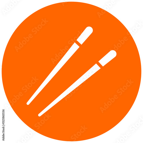 Vector Design Chopsticks Icon Style