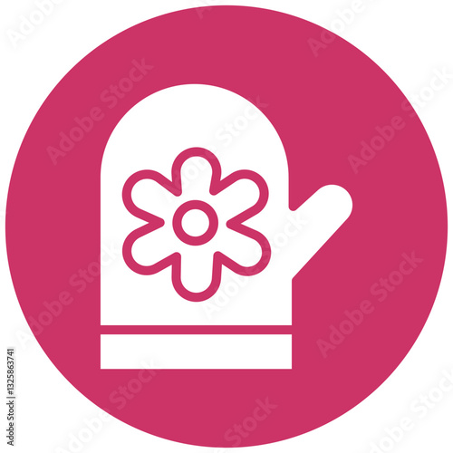Vector Design Oven Mittens Icon Style