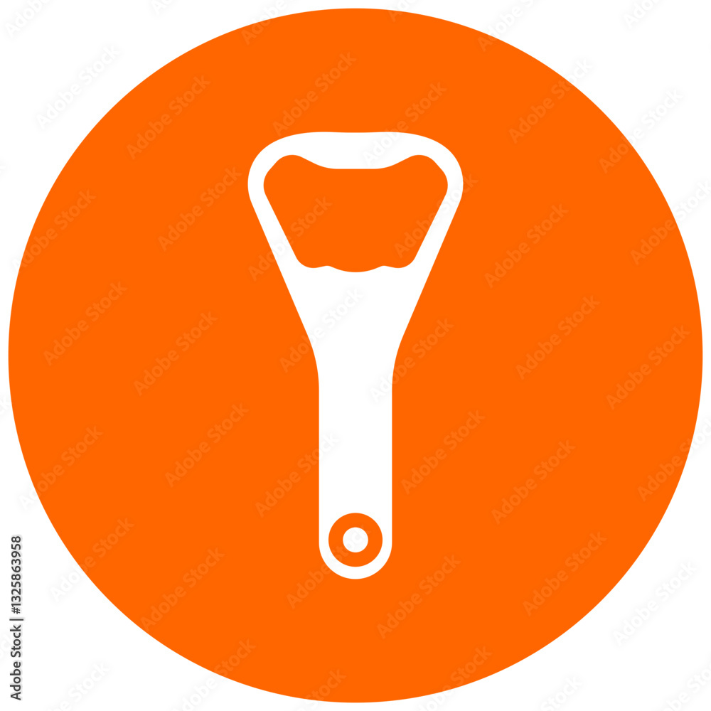 Vector Design Bottle Opener Icon Style Vector Design Bottle Opener Icon Style