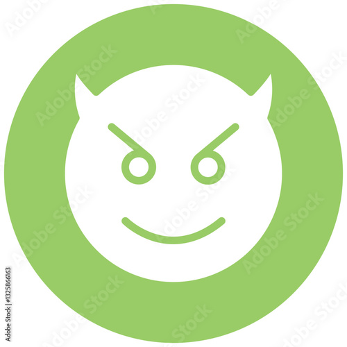 Vector Design Devil Icon Style