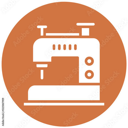 Vector Design Sewing Machine Icon Style