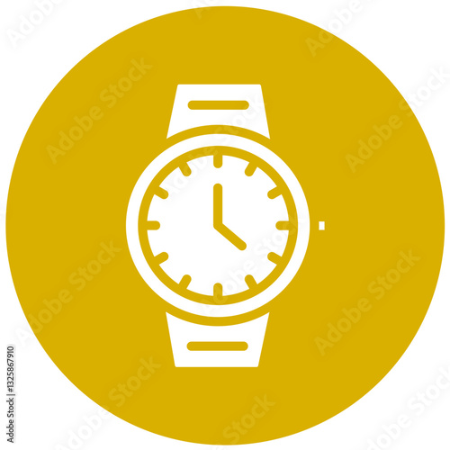 Vector Design Wristwatch Icon Style