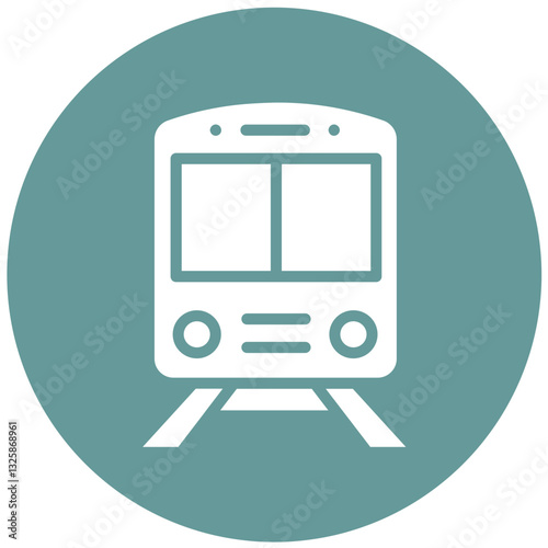 Vector Design Train Icon Style