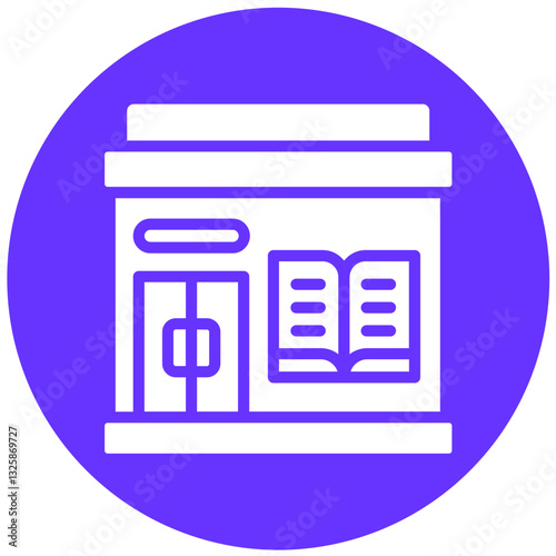 Vector Design Book Fair Icon Style