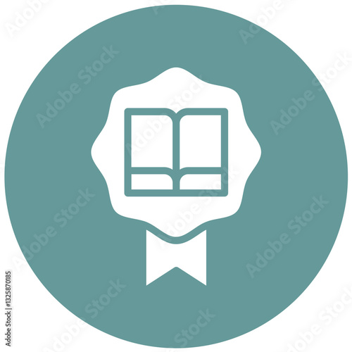 Vector Design Literary Award Icon Style
