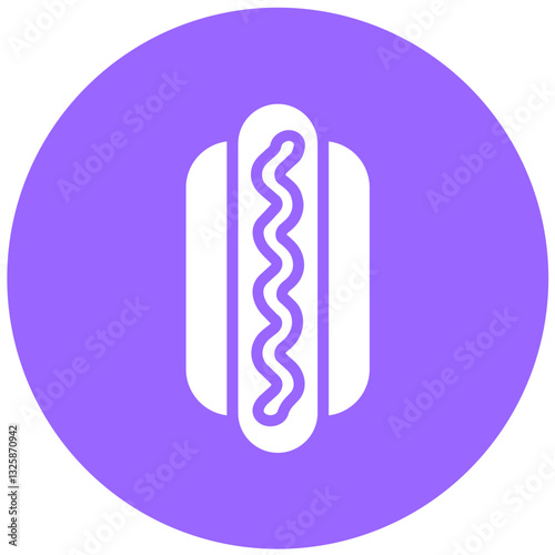 Vector Design Hot Dog Icon Style
