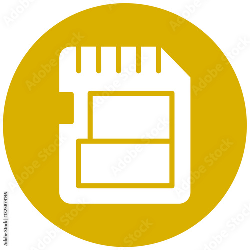 Vector Design SD Card Icon Style
