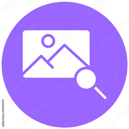 Vector Design Search Image Icon Style